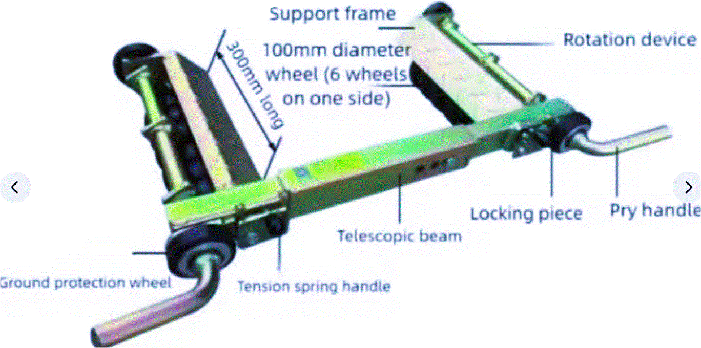 Self-Jacking Folding Recovery Skate Dolly image 3